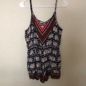 (3 for $15) Elephant Print Romper!